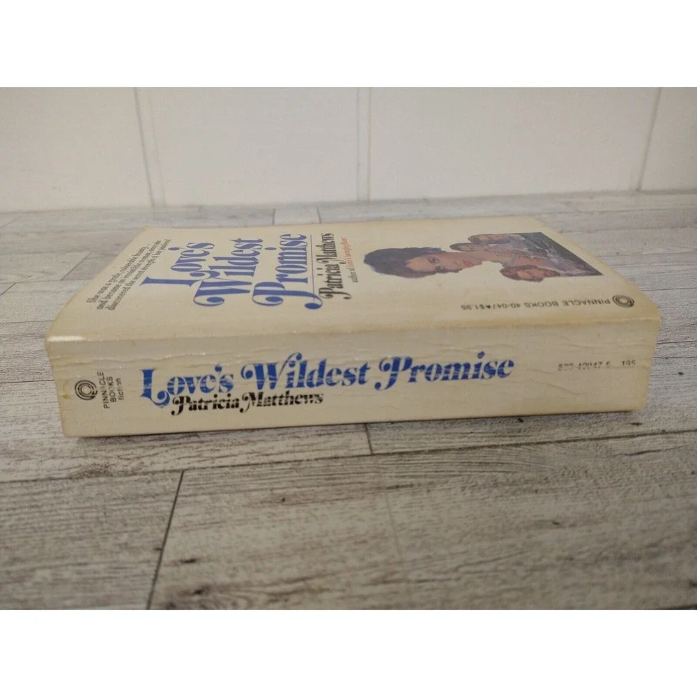 Love's Wildest Promise Patricia Matthews 1977 Pinnacle Vintage Romance Paperback